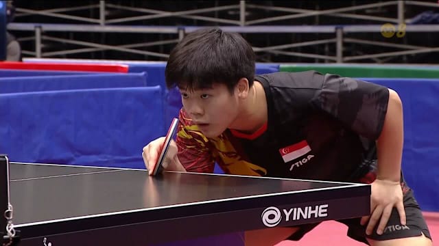 林诗栋刁钻进攻线路对决卡尔伯格顽强防守